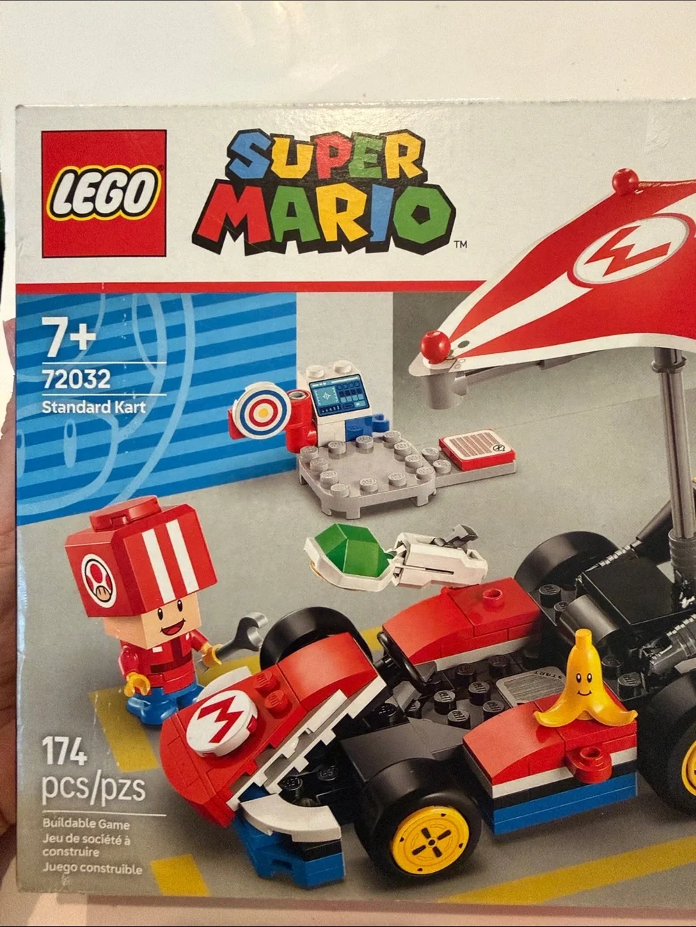 NWT Lego Super Mario Red and Black Kart with Yellow Wheels 2025 Unopened